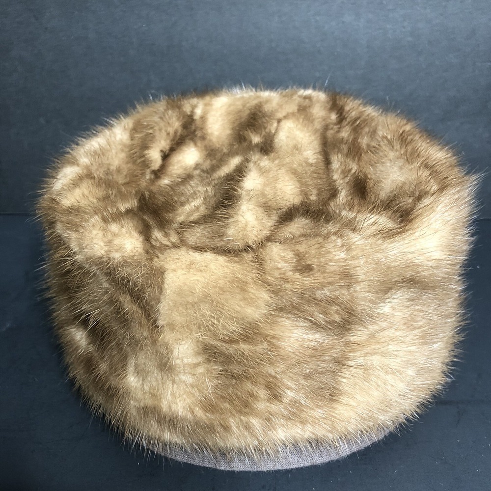 Fur Pill Box Hat Original Freiman New York Vintage Wedding Derby Church Formal - Picture 3 of 5